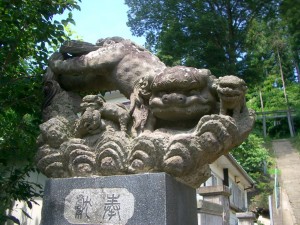 石都々古和気神社吽像